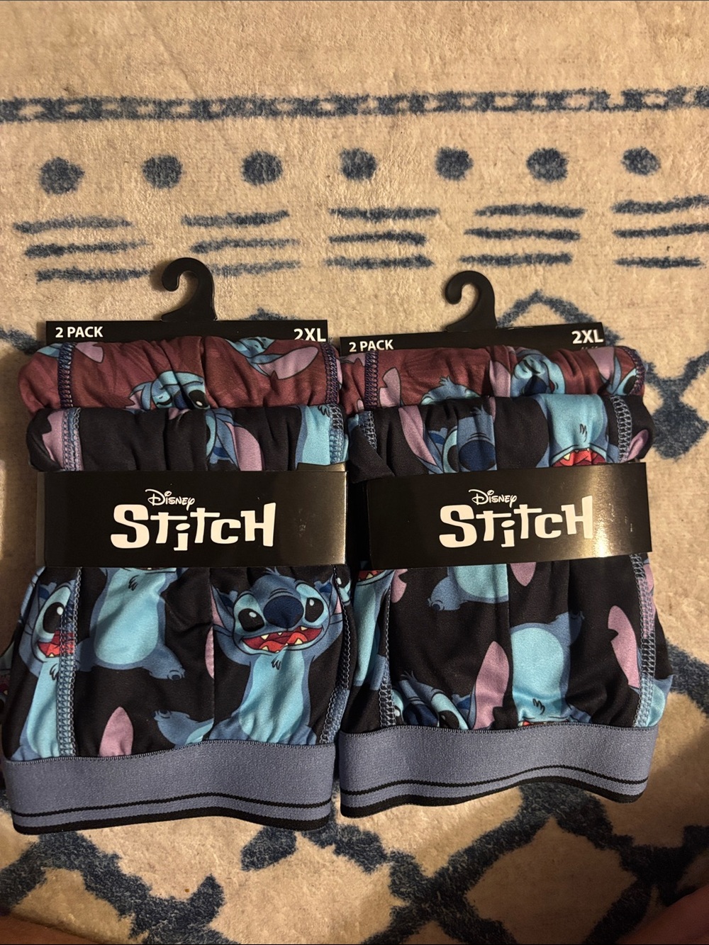 Disney Stitch 2 Pack of 2 Boxer Briefs! Brand New! Size 2XL (44-46).